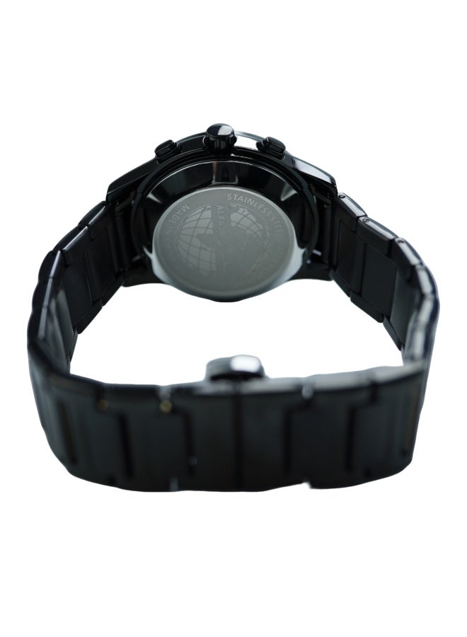 ساعة ديناميكية 360 أنالوج + رقمية بحزام من الفولاذ المقاوم للصدأ - WA-12BB - Image 2